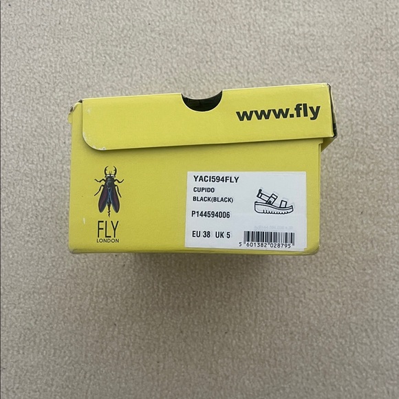 Fly London Black Sandals - Picture 2 of 6